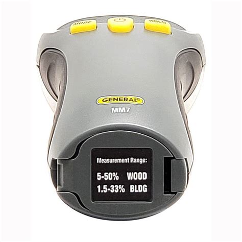 custom general tools pin-type moisture meter mm7|moisture detector for water damage.